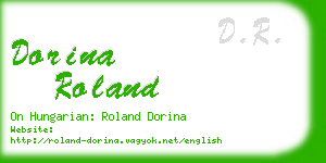 dorina roland business card
